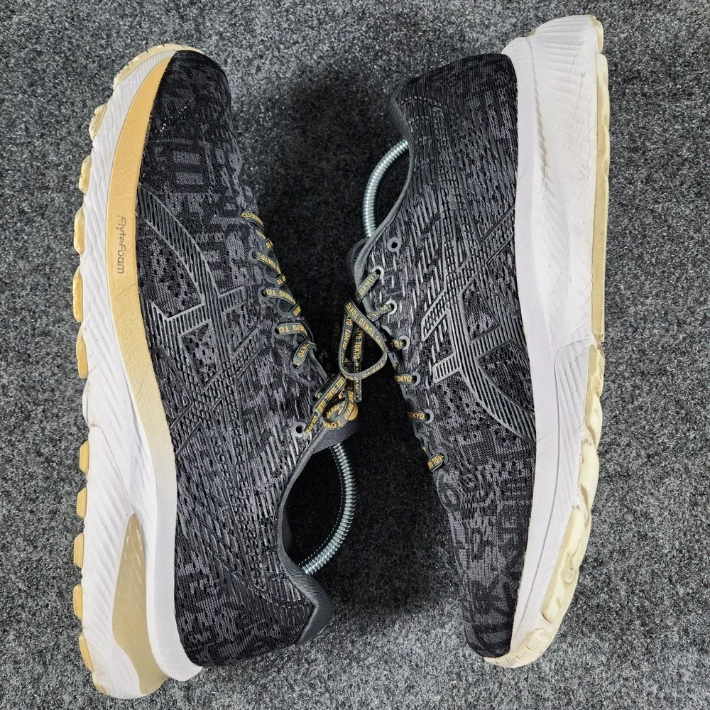 ASICS Gel-Nimbus 22 Tokyo Running Shoes Mens 10.5 Black Gold 1011B065 Special Ed